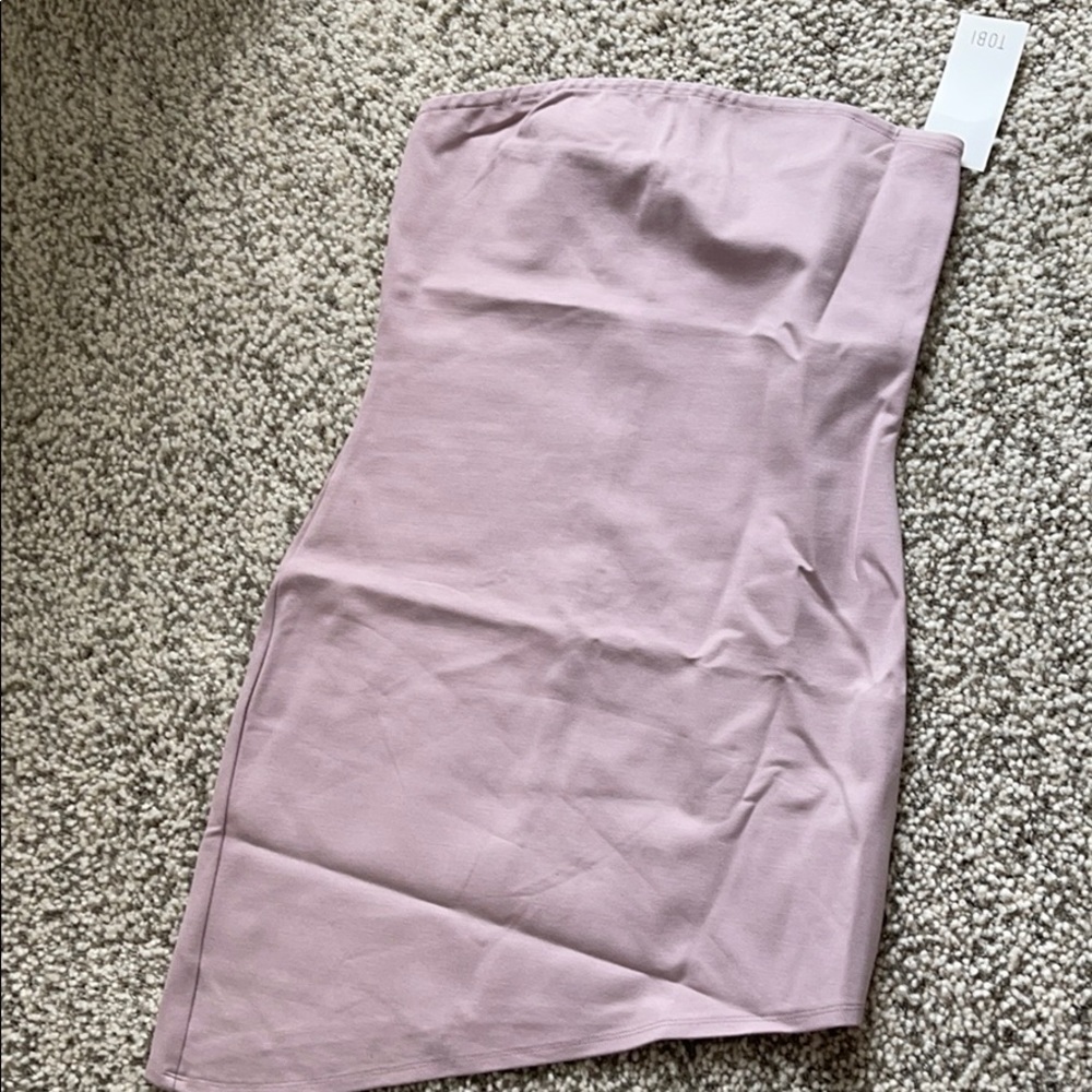 Lilac asymmetrical bodycon NWT